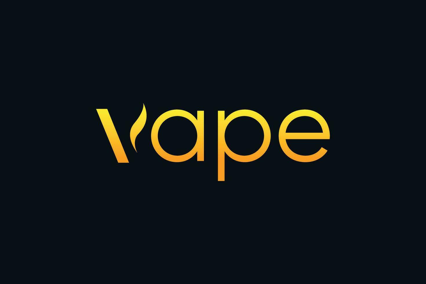 vape logo conception modèle vecteur