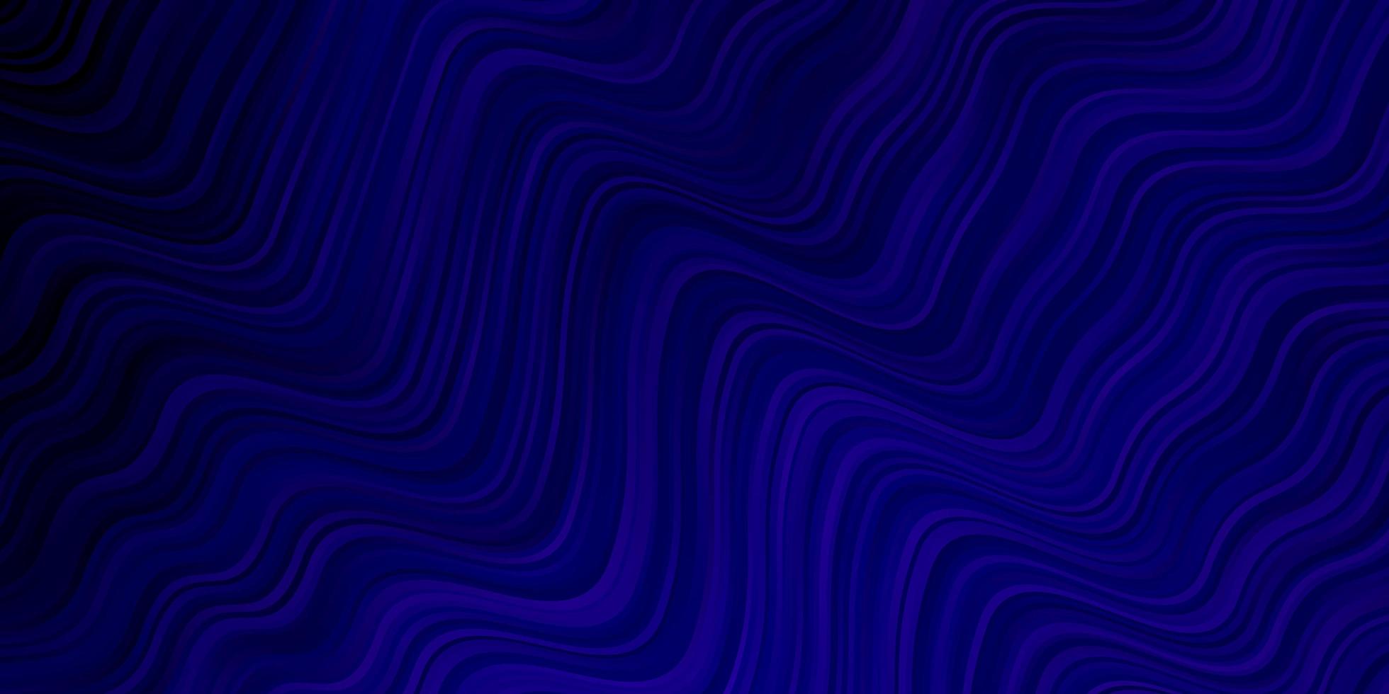 motif vectoriel violet foncé avec des lignes courbes échantillon géométrique coloré avec conception de courbes dégradées pour la promotion de votre entreprise