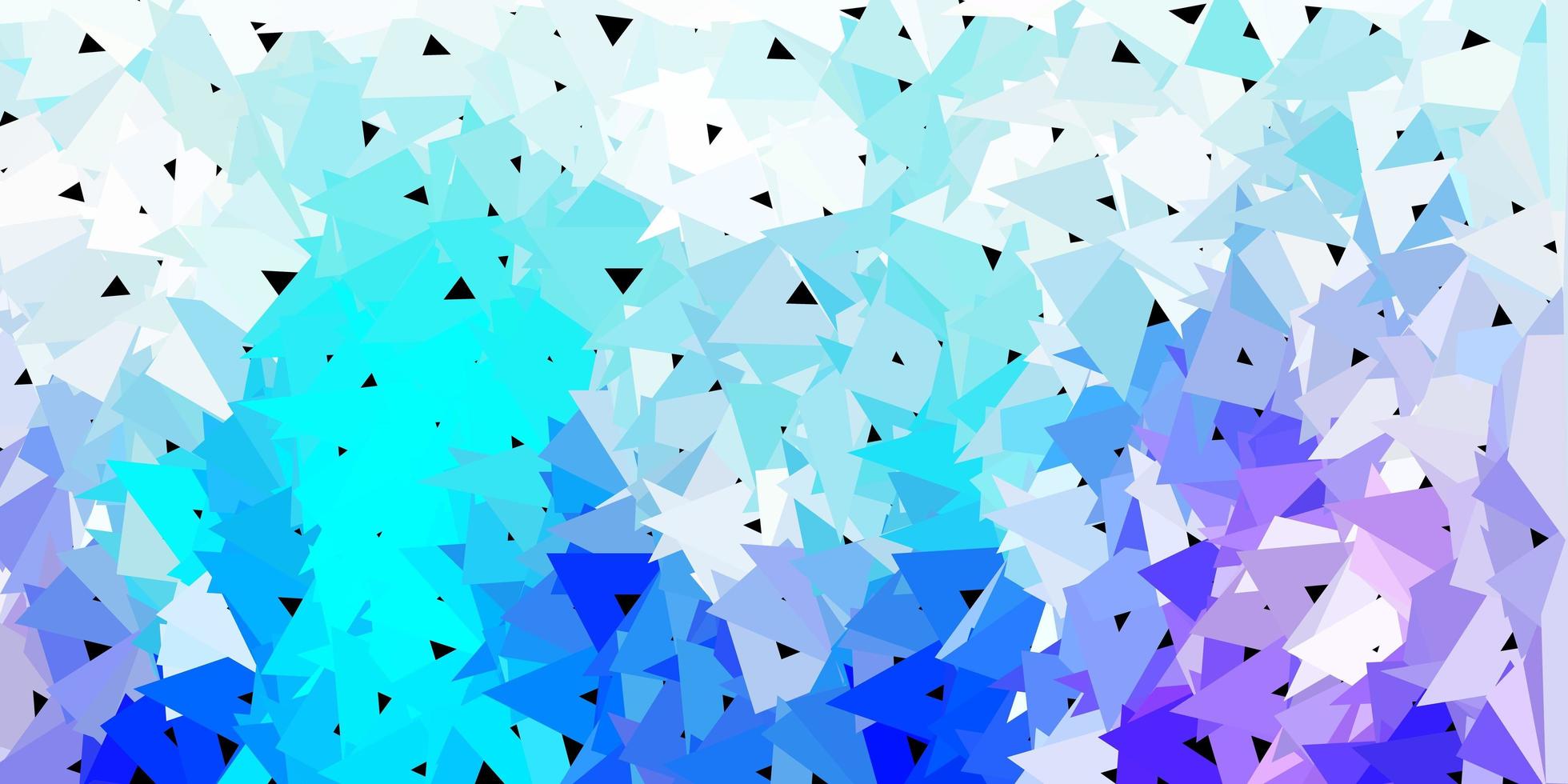 modèle de triangle abstrait vecteur bleu rose clair
