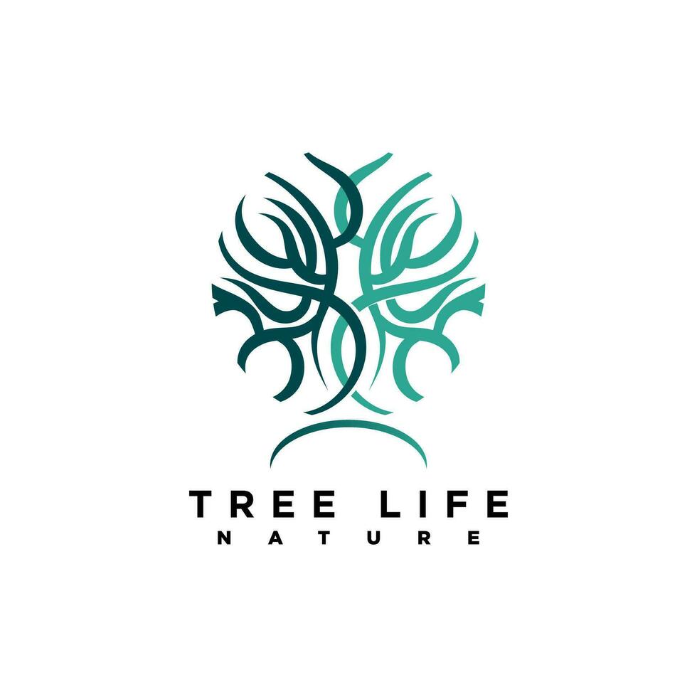 arbre vecteur icône. la nature arbre vecteur illustration logo conception.