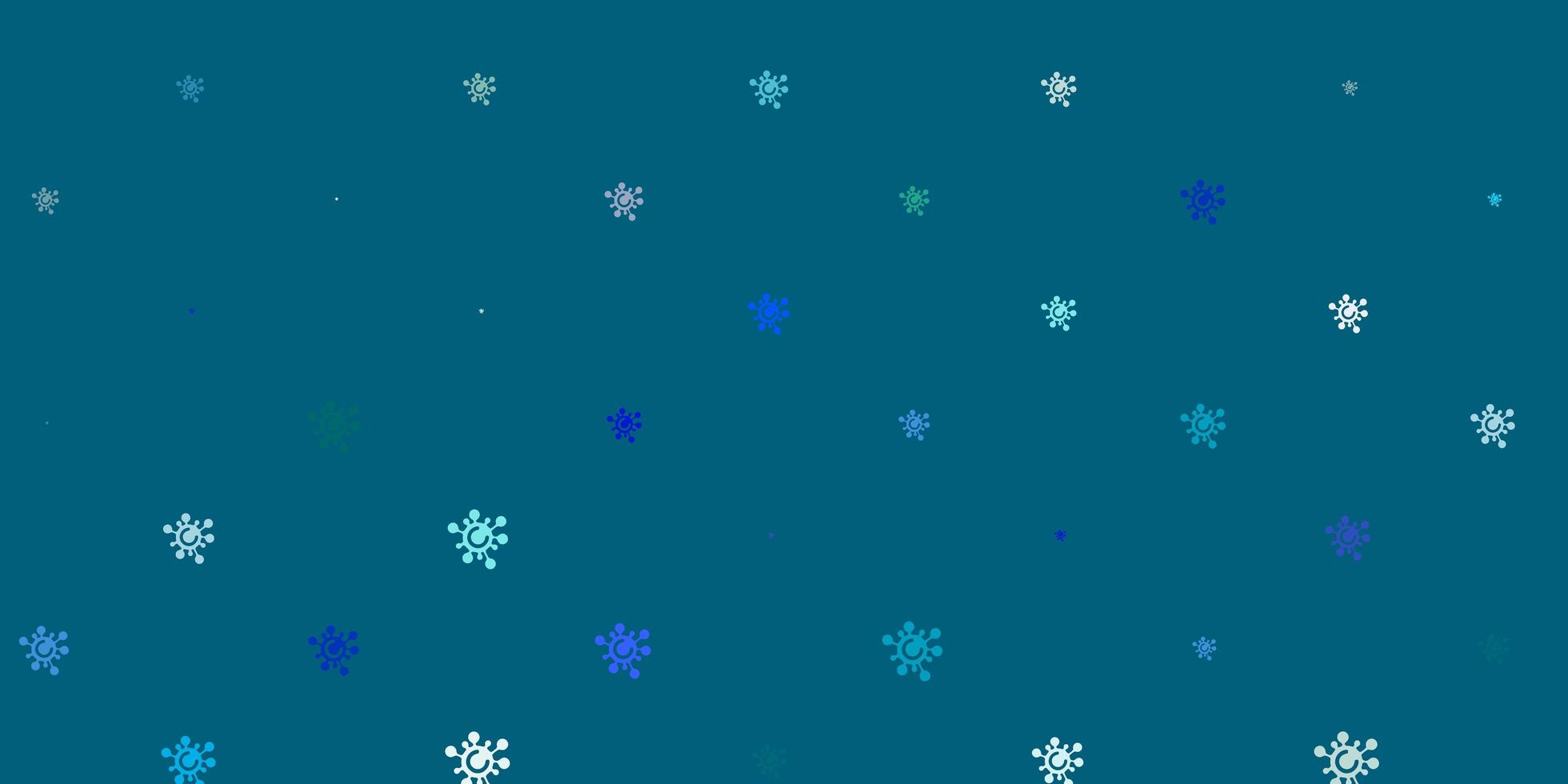 texture de vecteur bleu clair avec symboles de maladie