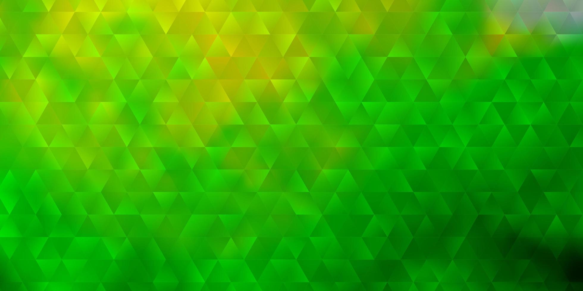 texture vecteur jaune vert clair avec style triangulaire