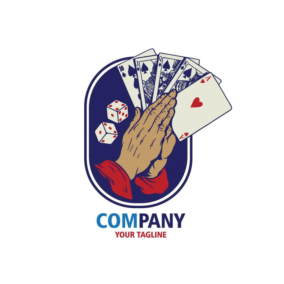 conception logo casino vecteur illustration