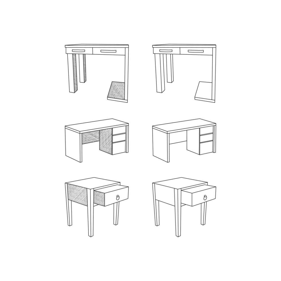table ligne icône ensemble conception modèle, vecteur illustration, graphique conception modifiable pour votre conception