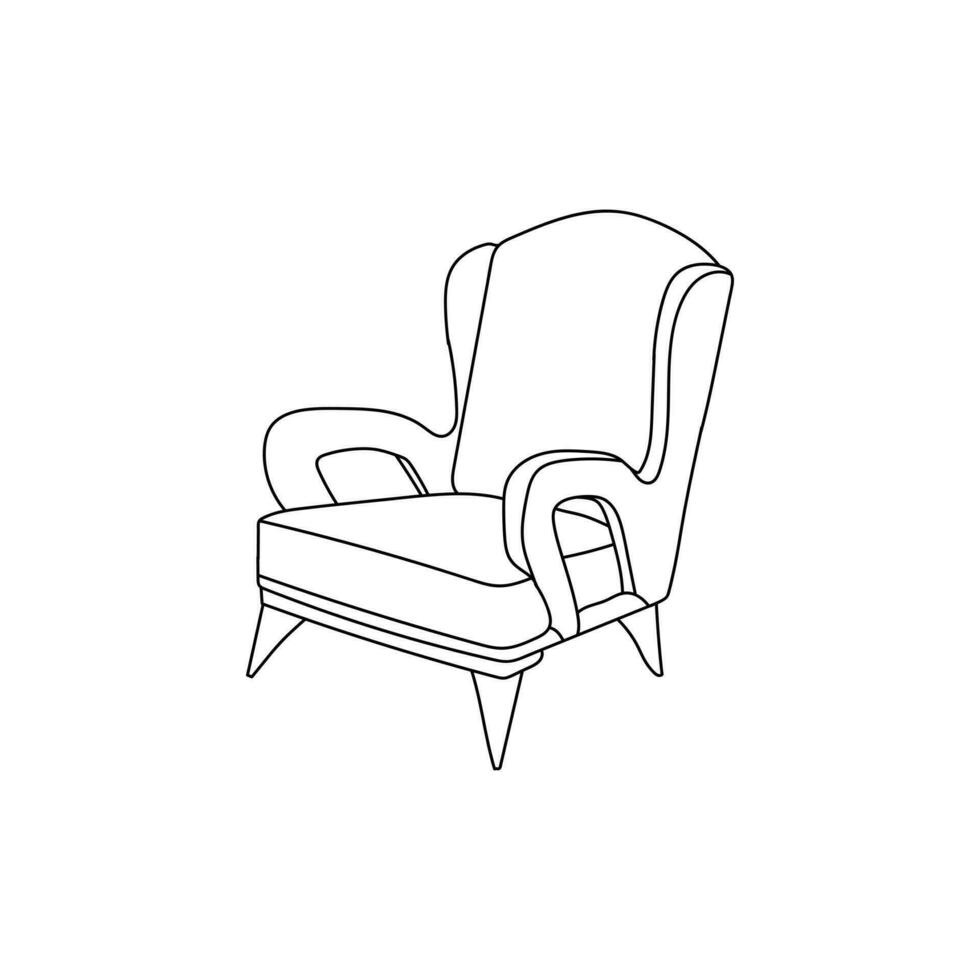 chaise logo icône, vecteur illustration modèle conception. meubles logo vecteur icône illustration