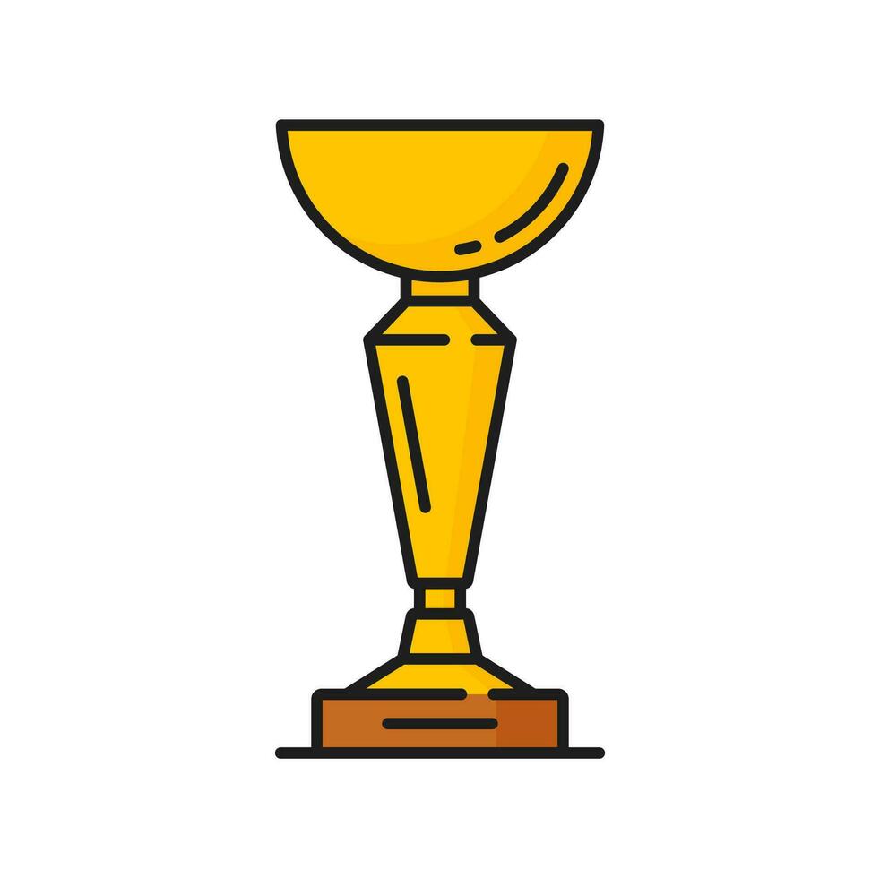 trophée tasse gobelet gagnant or prix prix dans sport vecteur