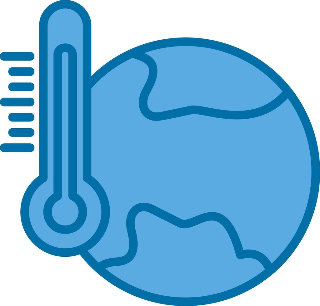 conception d'icône de vecteur de réchauffement climatique