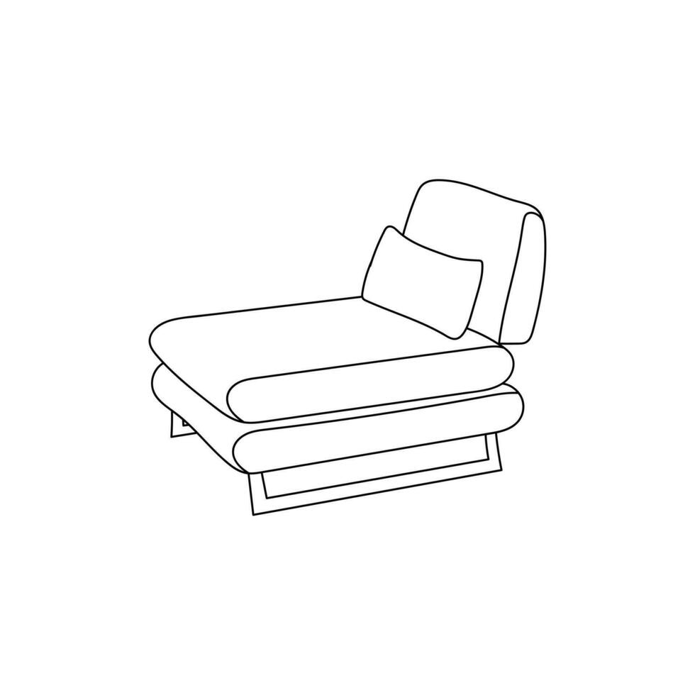 moderne chaise icône logo conception, chaise logo, meubles logo vecteur icône illustration