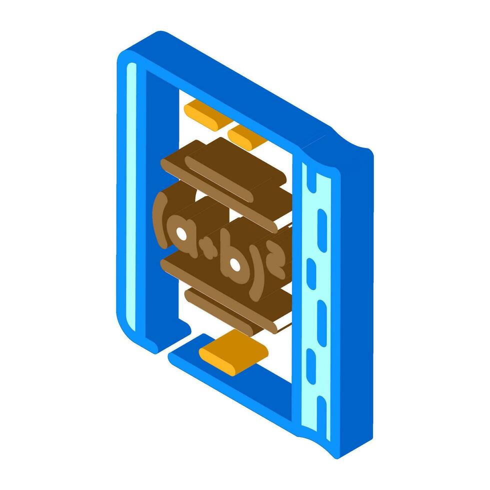 algèbre éducation science isométrique icône vecteur illustration