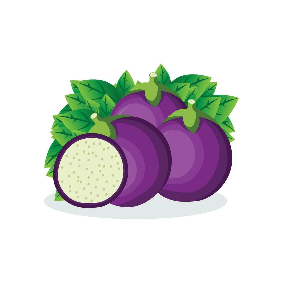 aubergine logo, cuisine Ingrédients vecteur, agriculteur jardin agriculteur, illustration modèle vecteur