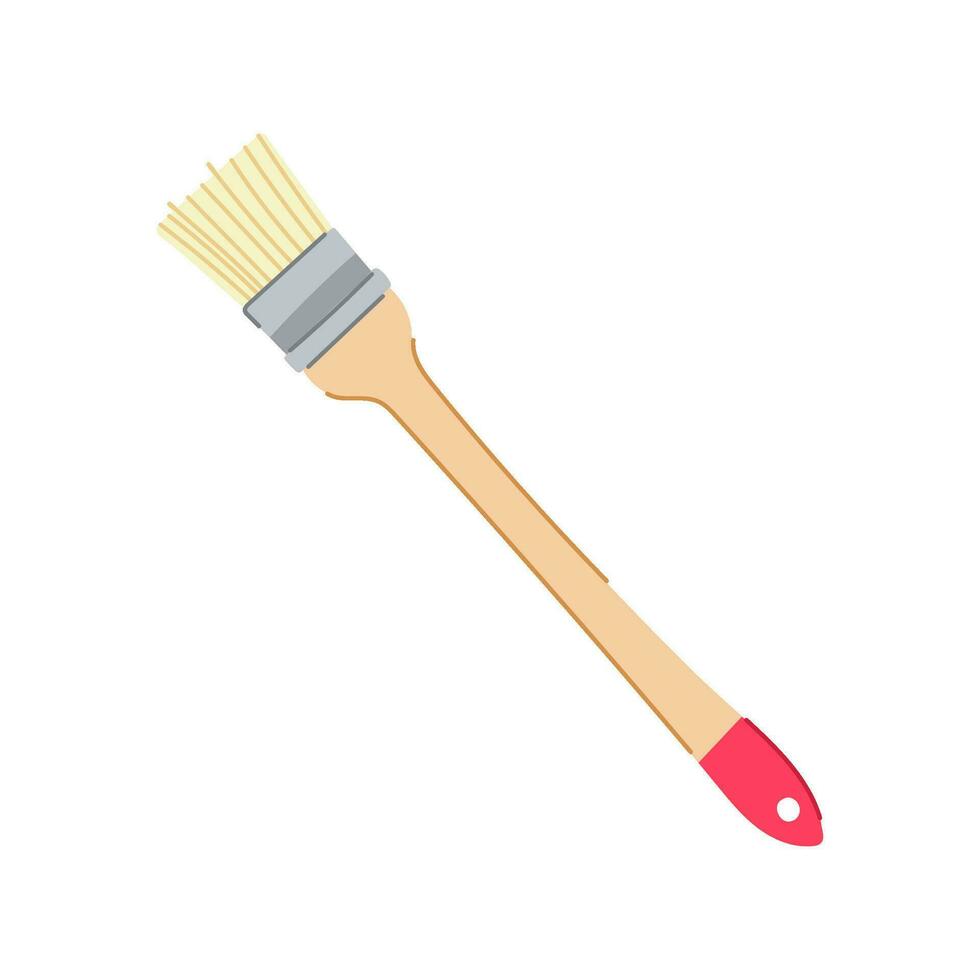 travail brosse peindre outil dessin animé vecteur illustration