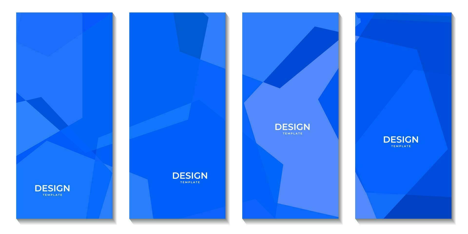 abstrait bleu brochures géométrique Contexte pour affaires vecteur