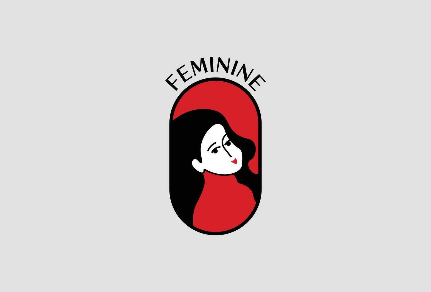 capsule féminin femme avatar des illustrations vecteur