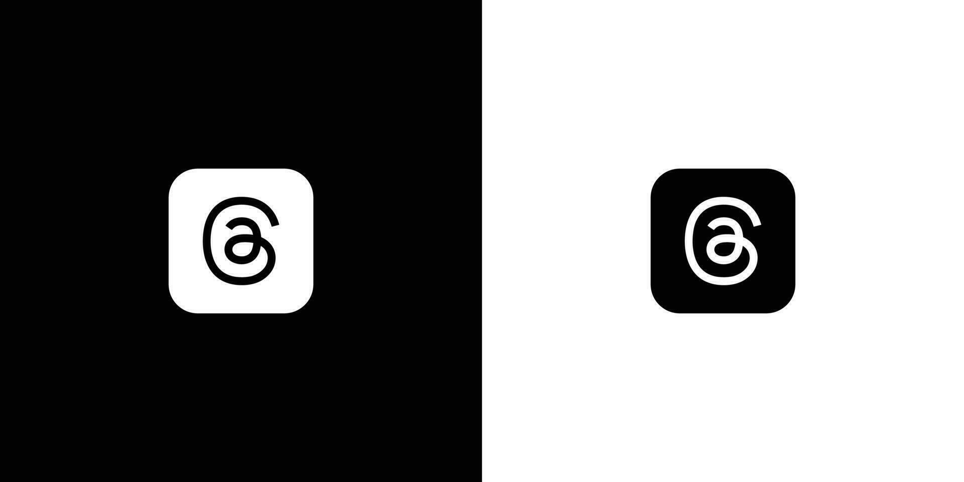 fils social médias logo icône vecteur