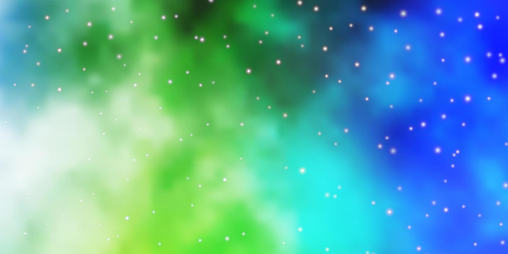 fond de vecteur vert bleu clair avec des étoiles colorées illustration abstraite géométrique moderne avec motif d'étoiles pour emballer des cadeaux