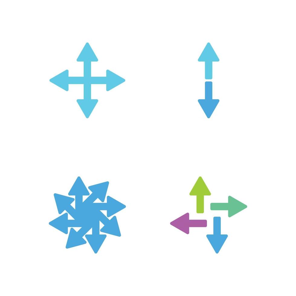 logo de câble internet et conception de logo de flèches de symboles vecteur