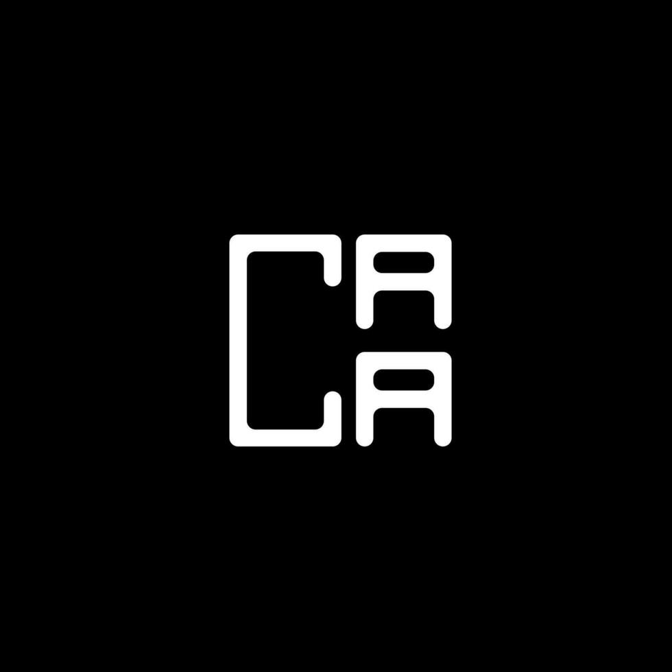 caa lettre logo Créatif conception avec vecteur graphique, caa Facile et moderne logo. caa luxueux alphabet conception