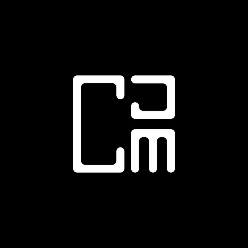cjm lettre logo Créatif conception avec vecteur graphique, cjm Facile et moderne logo. cjm luxueux alphabet conception