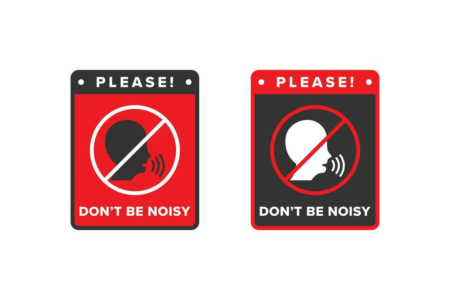 non bruit icône signe vecteur conception, icône planches sont interdit de bruyant
