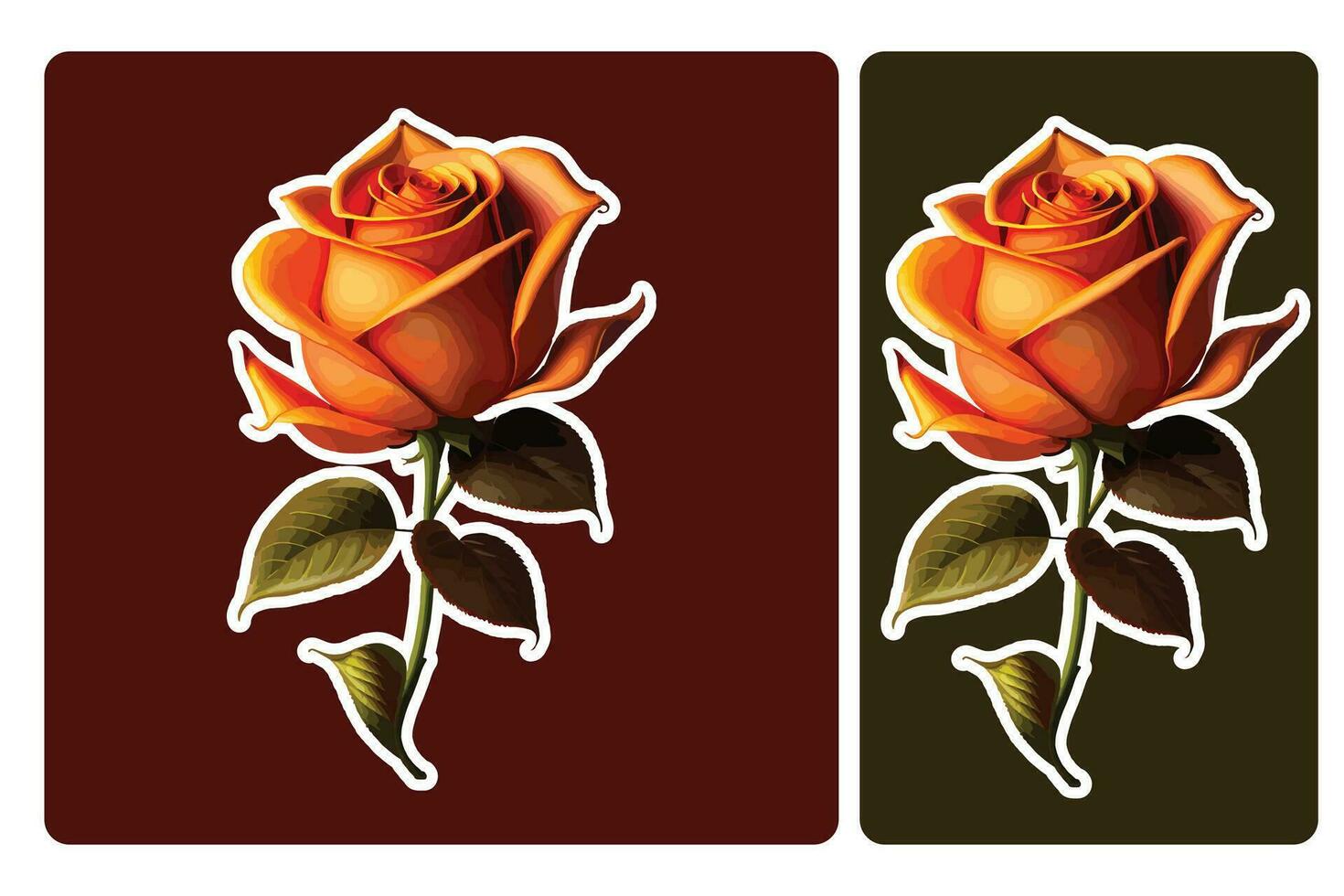 conception d'illustration vectorielle fleur rose vecteur