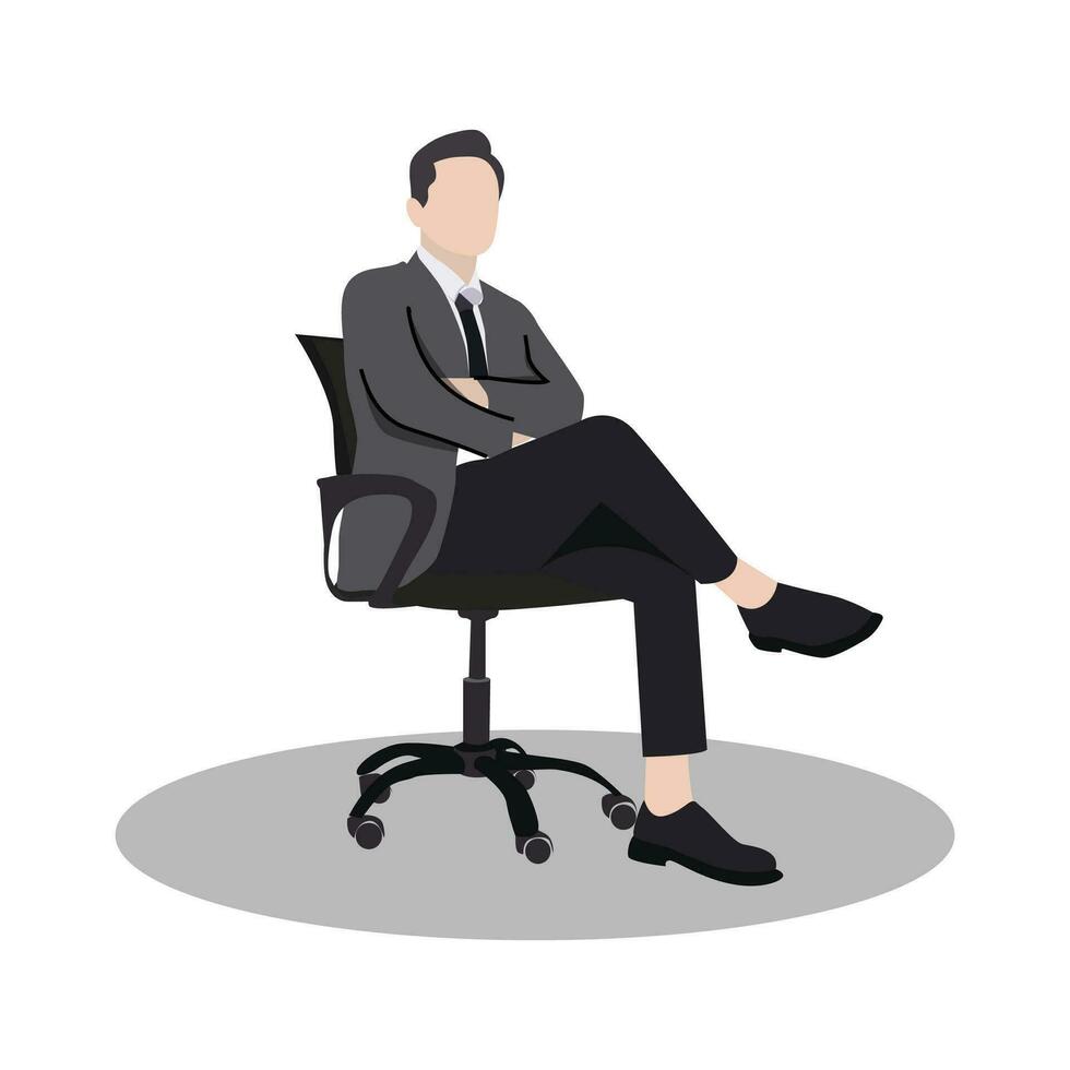 conseiller directeur administrateur associer illustration vecteur