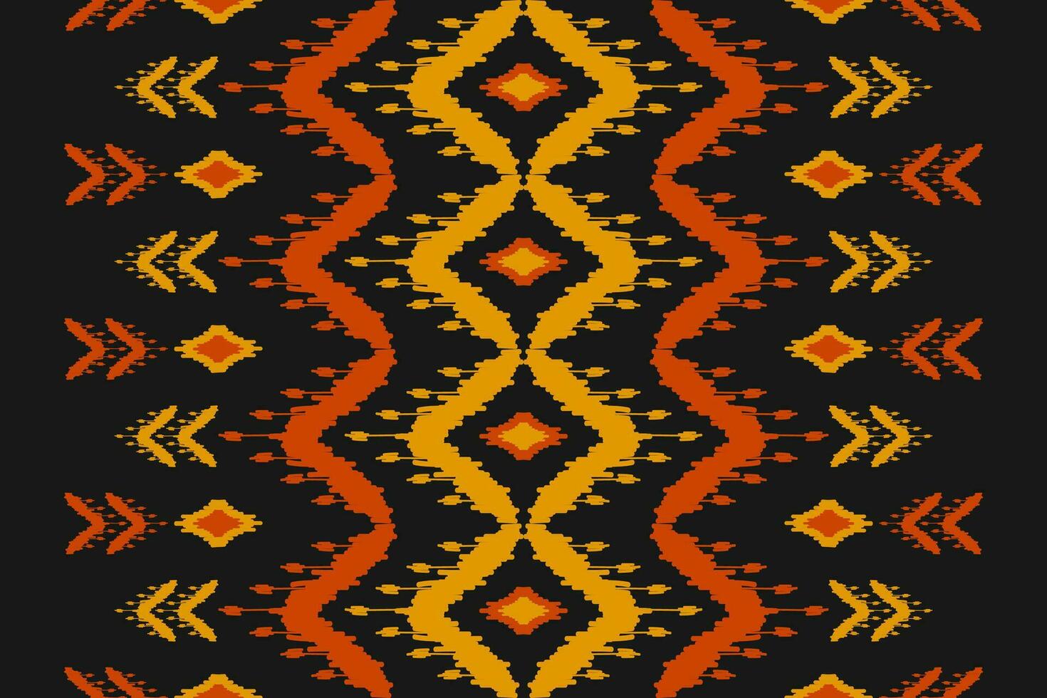 tapis motif ethnique art. motif ethnique ikat sans couture en tribal. vecteur