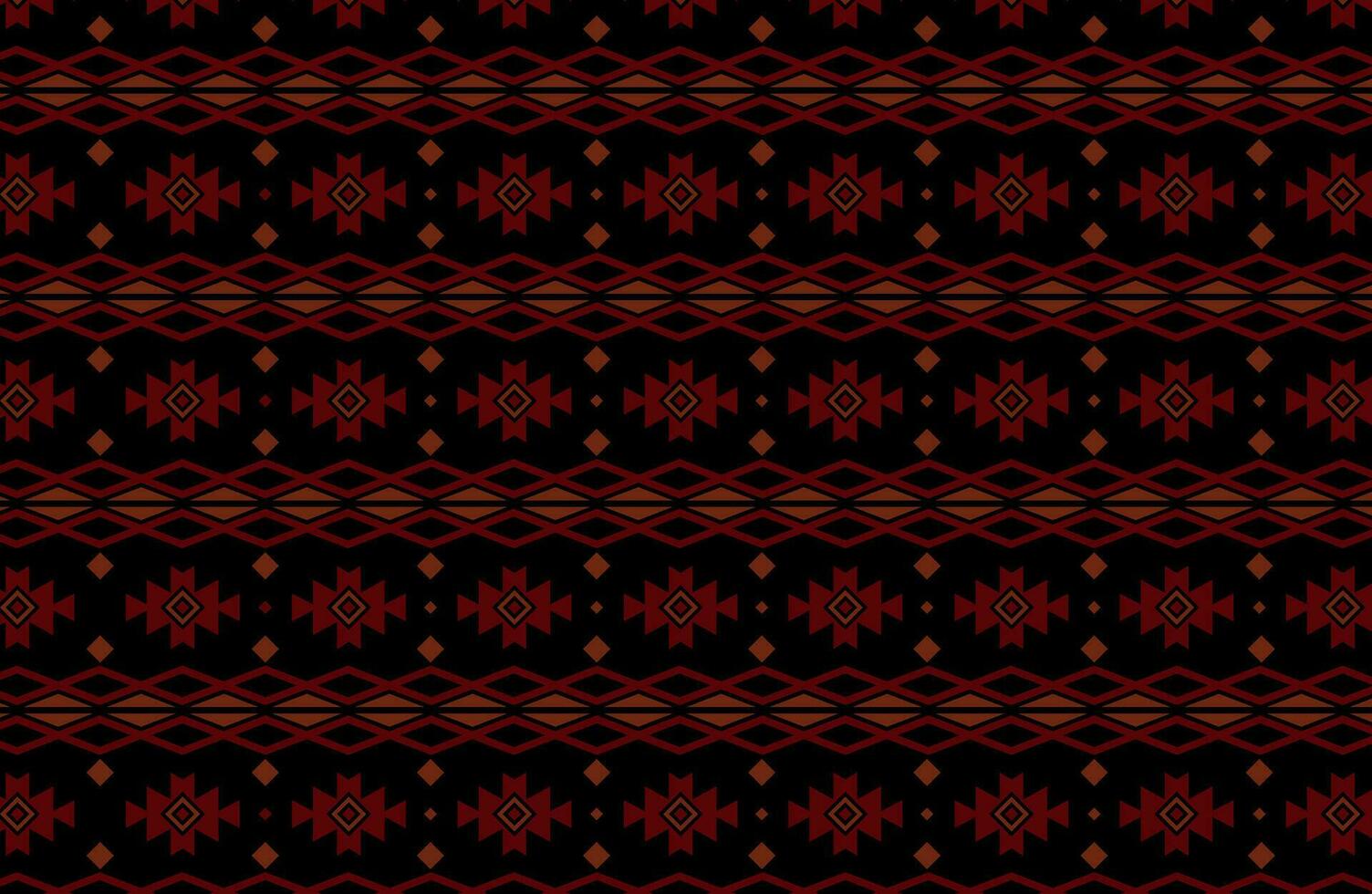 rouge et noir tribal ethnique modèle vecteur