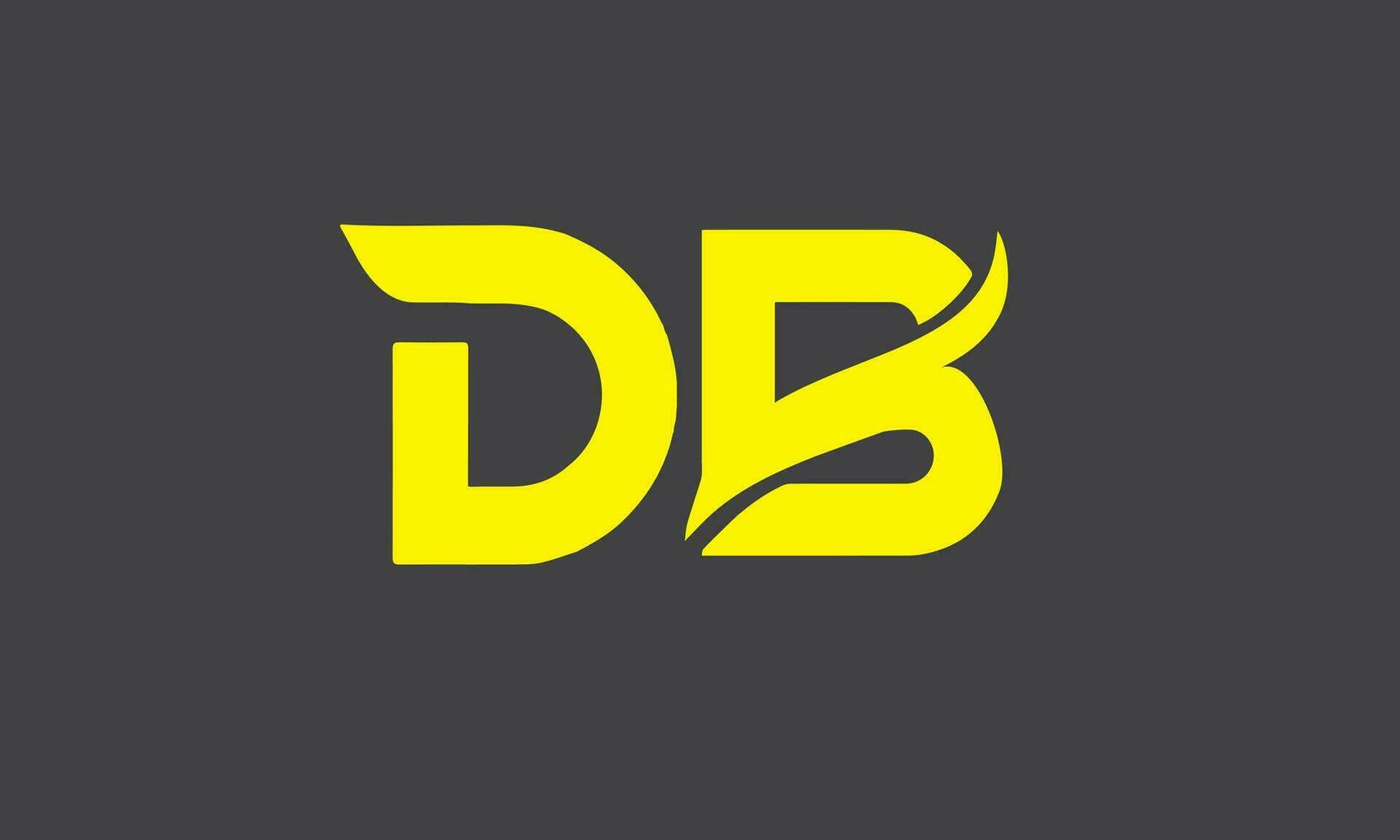 création de logo db vecteur