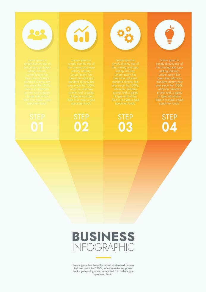 infographie modèle pour présentations et Caractéristiques Les données visualisation comprend une processus graphique avec schémas, pas, options. le concept pour commercialisation par des illustrations pour conduire à succès. vecteur