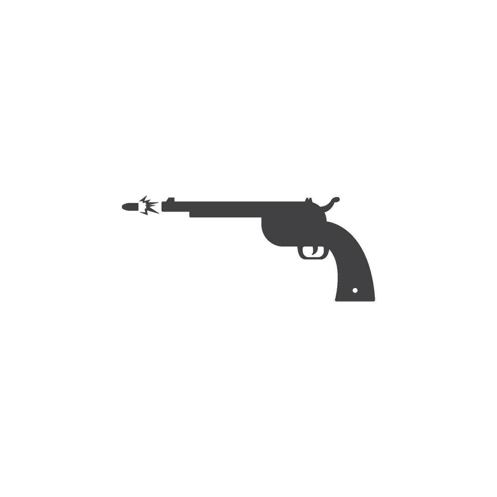 fusil à pompe logo vecteur
