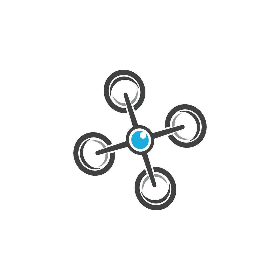 drone logo modèle conception vecteur