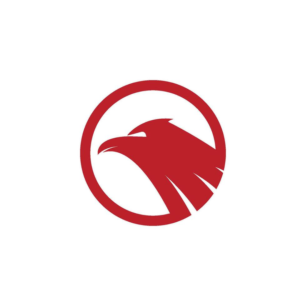 icône de vecteur de modèle de logo oiseau aigle faucon