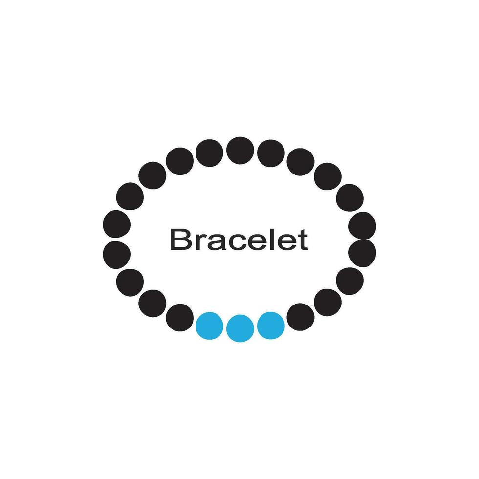 bracelet magasin badge logo moderne illustration vecteur