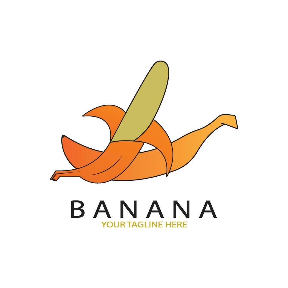 vecteur de logo de banane