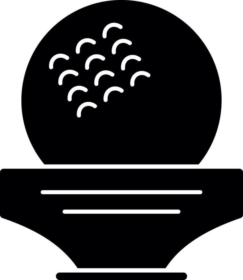conception d'icône de vecteur de balle de golf