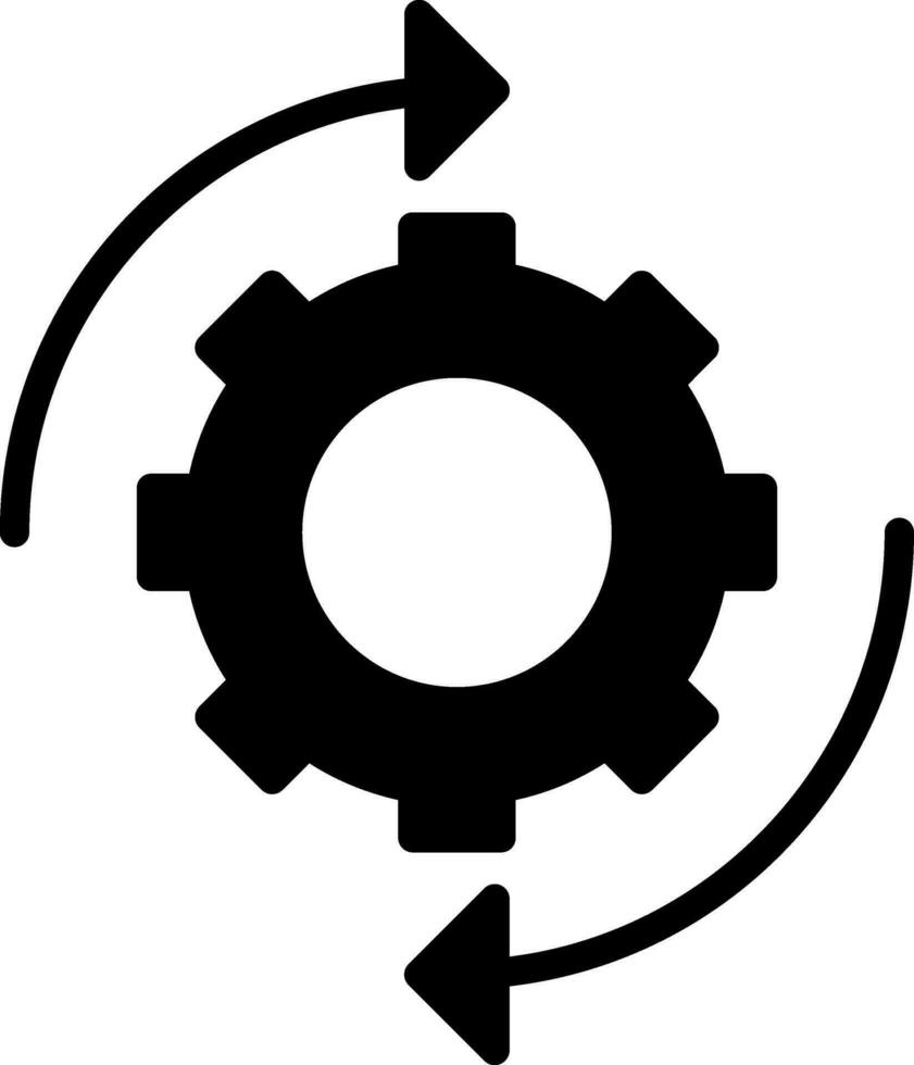 conception d'icône de vecteur de flux de travail