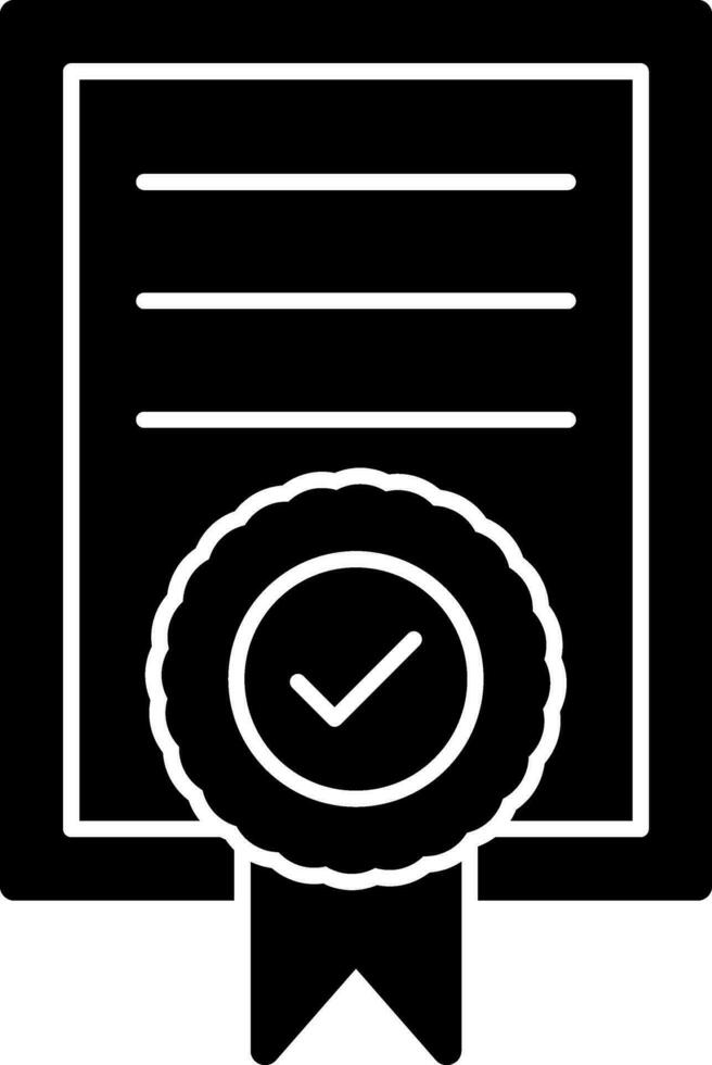 conception d'icône de vecteur de certificat