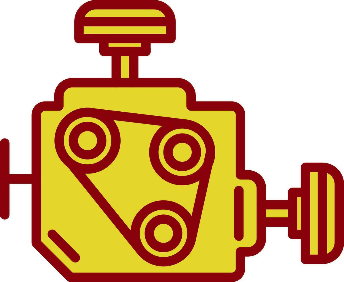 conception d'icône de vecteur de moteur de voiture