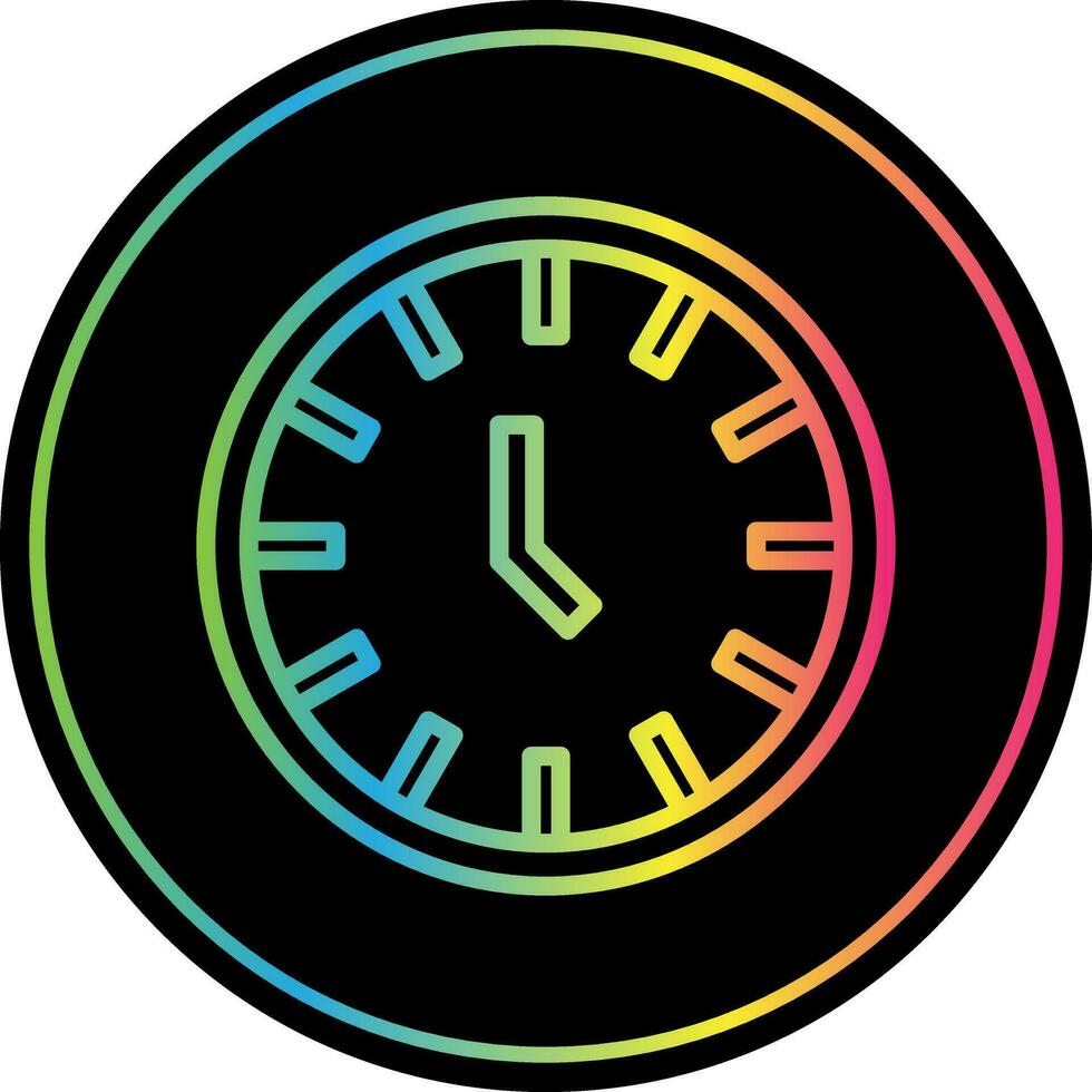 conception d'icône de vecteur d'horloge