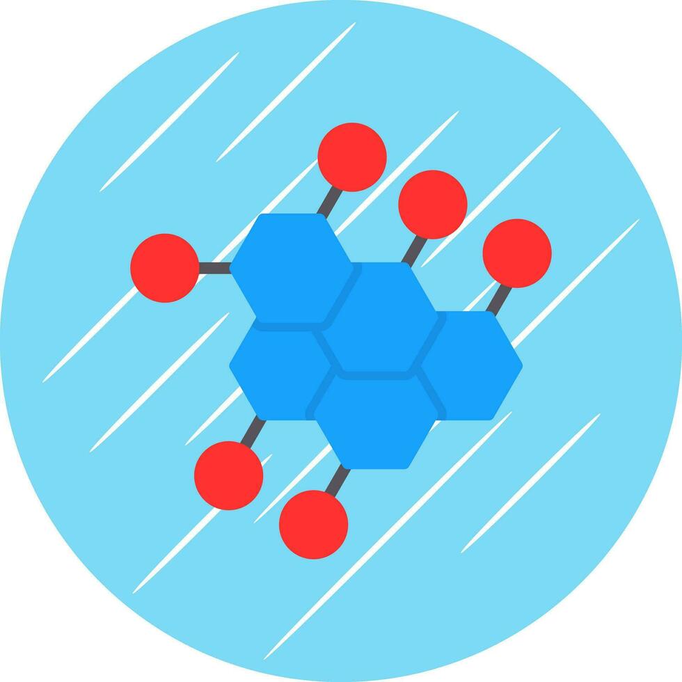 molécule vecteur icône conception