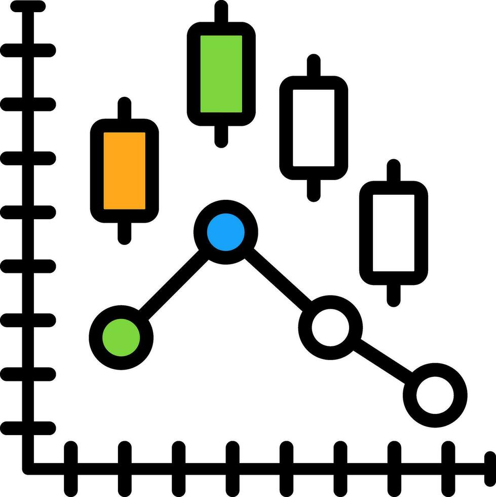 conception d'icône de vecteur de diagramme