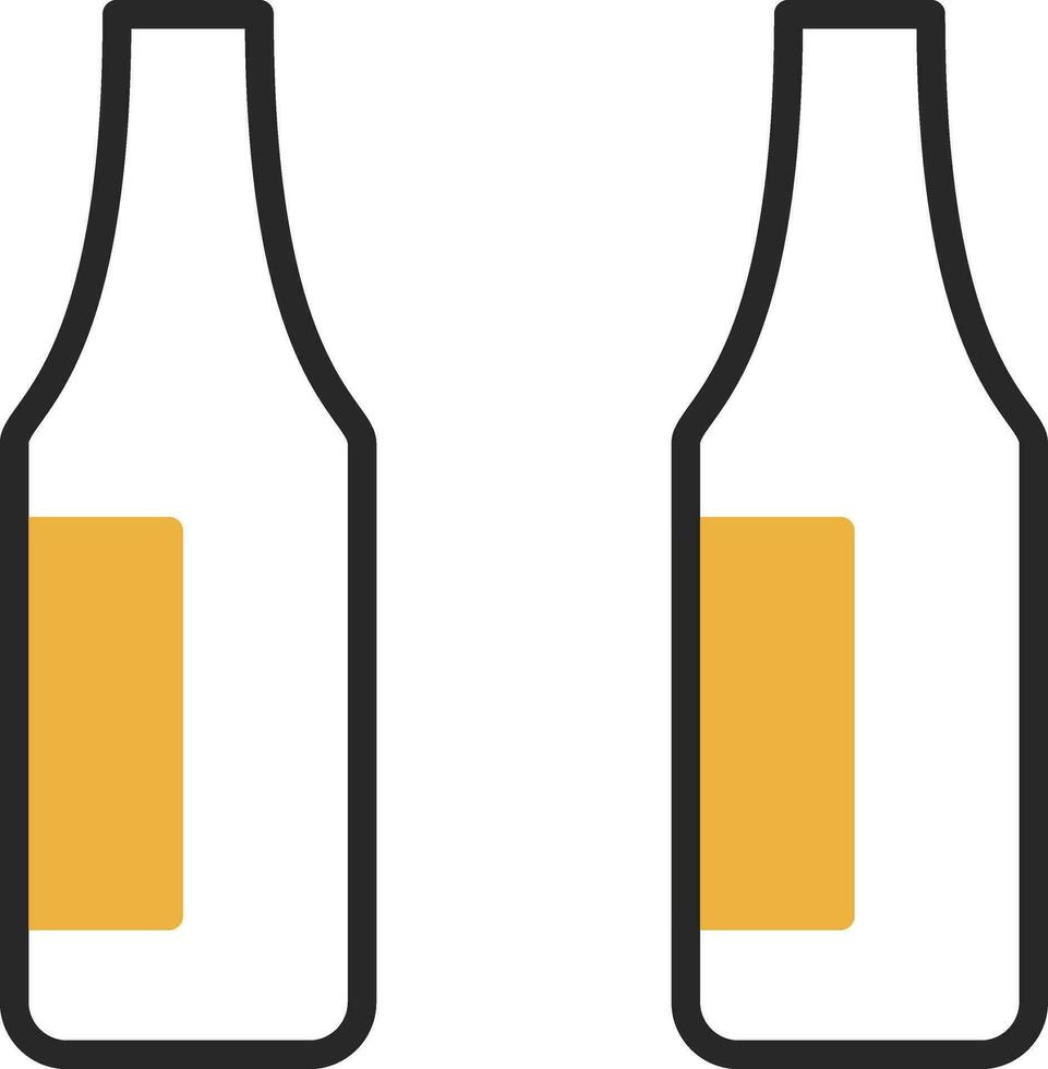 conception d'icône de vecteur de bouteille de bière