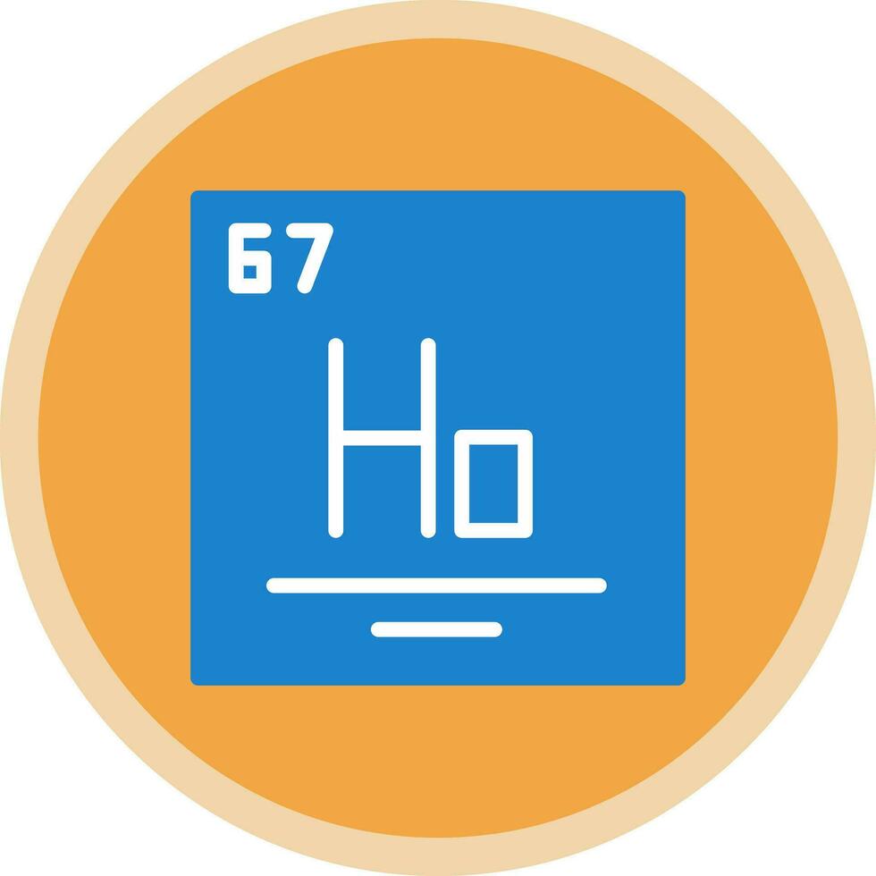 holmium vecteur icône conception