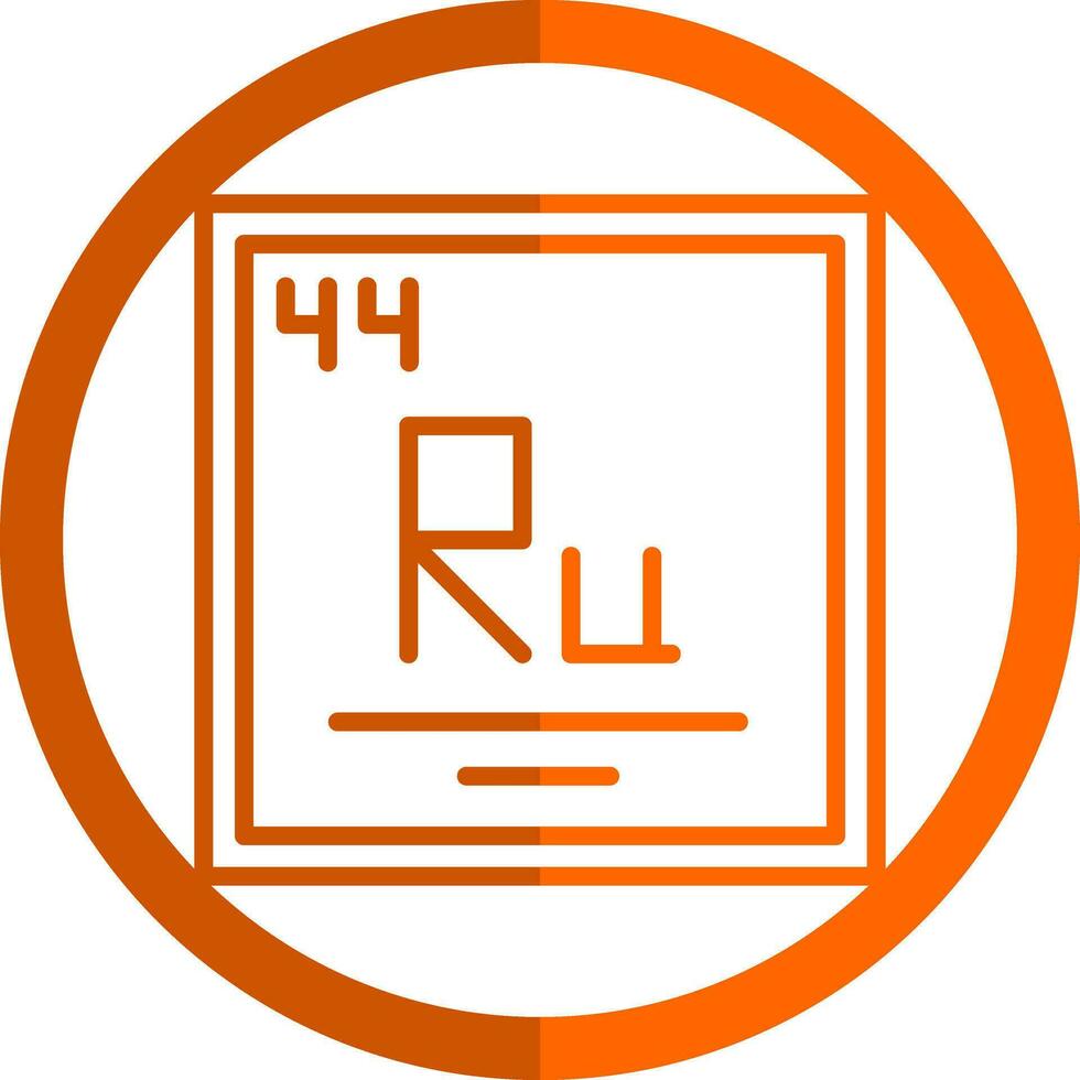 ruthénium vecteur icône conception