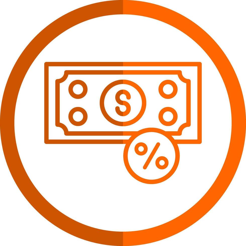 conception d'icône de vecteur de commission