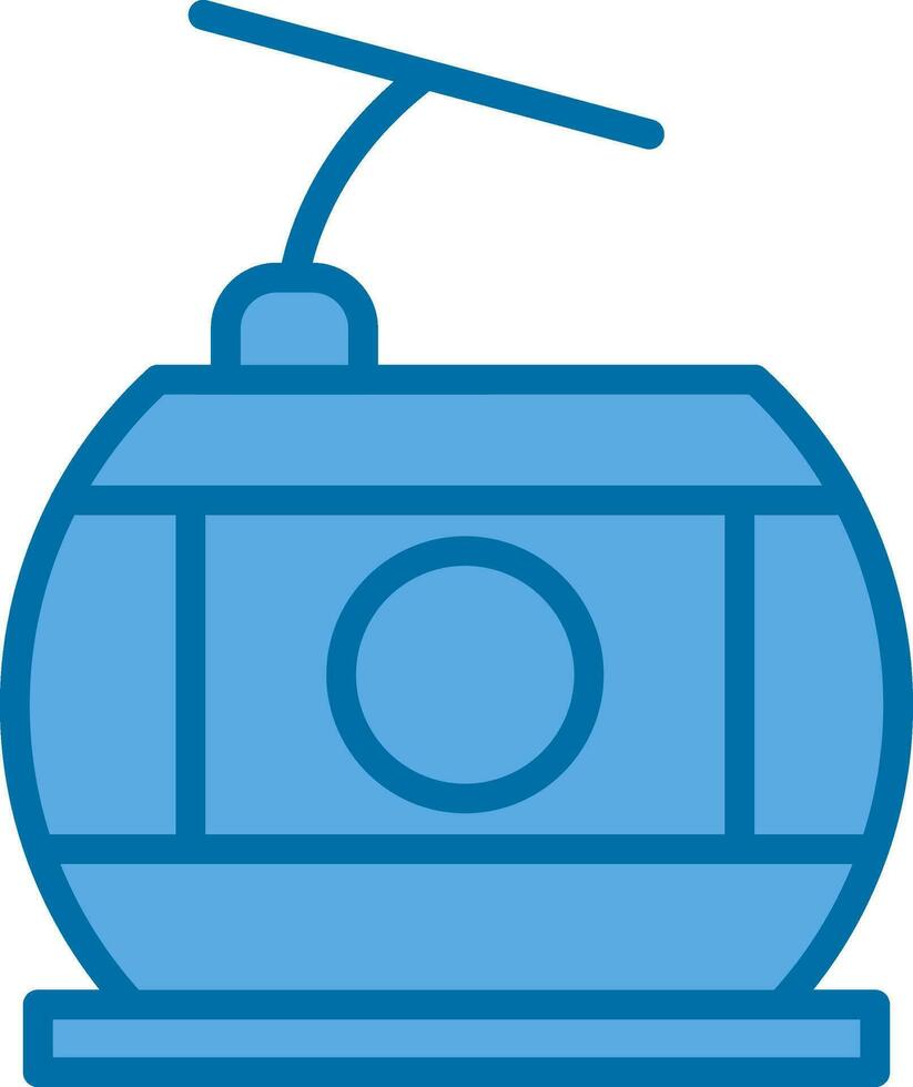 conception d'icône de vecteur de téléphérique