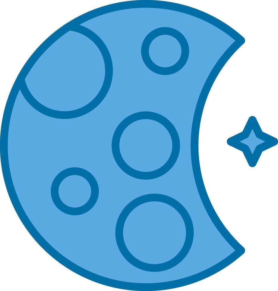 conception d'icône de vecteur de lune