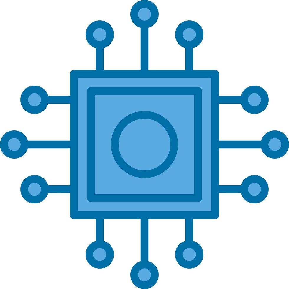 conception d'icône de vecteur de processeur
