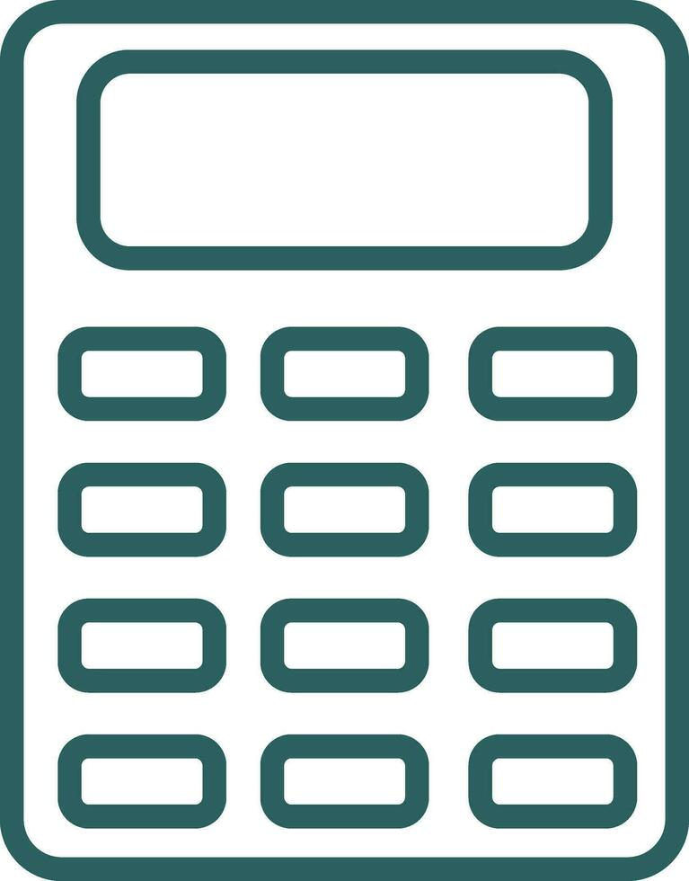 conception d'icône de vecteur de calculatrice