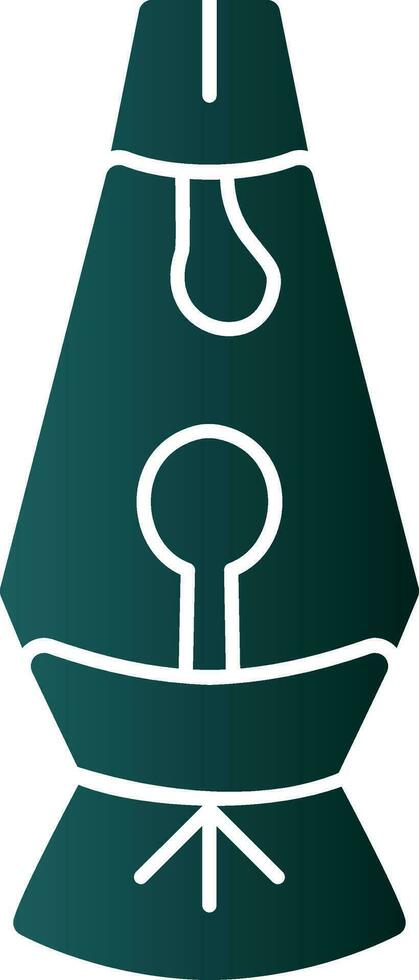 conception d'icône de vecteur de lampe à lave